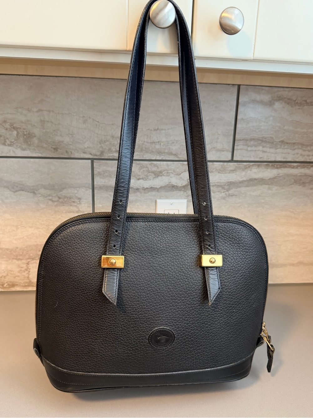 Vintage, Late 80’s Dooney & Bourke zip zip satchel
